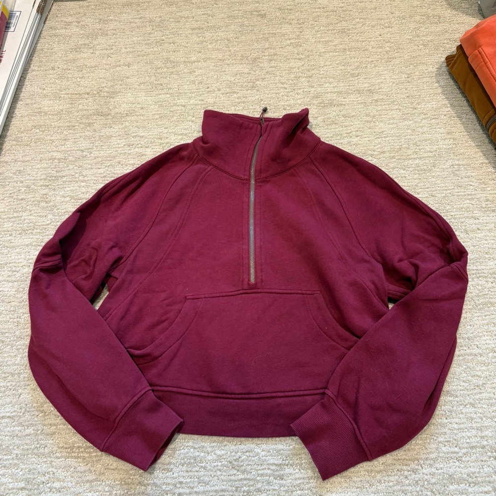 LULULEMON scuba funnel half zip